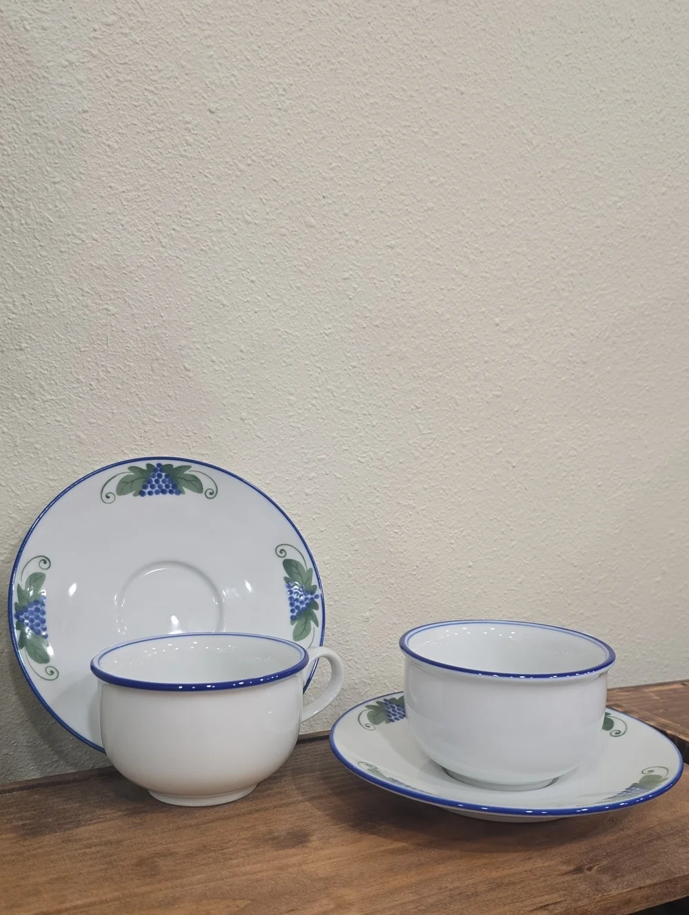 DANSK - Set Of 2 Provence Harvest Demitasse Tea Cup and Saucer